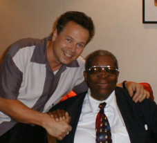 Arthur Neilson with B.B. King